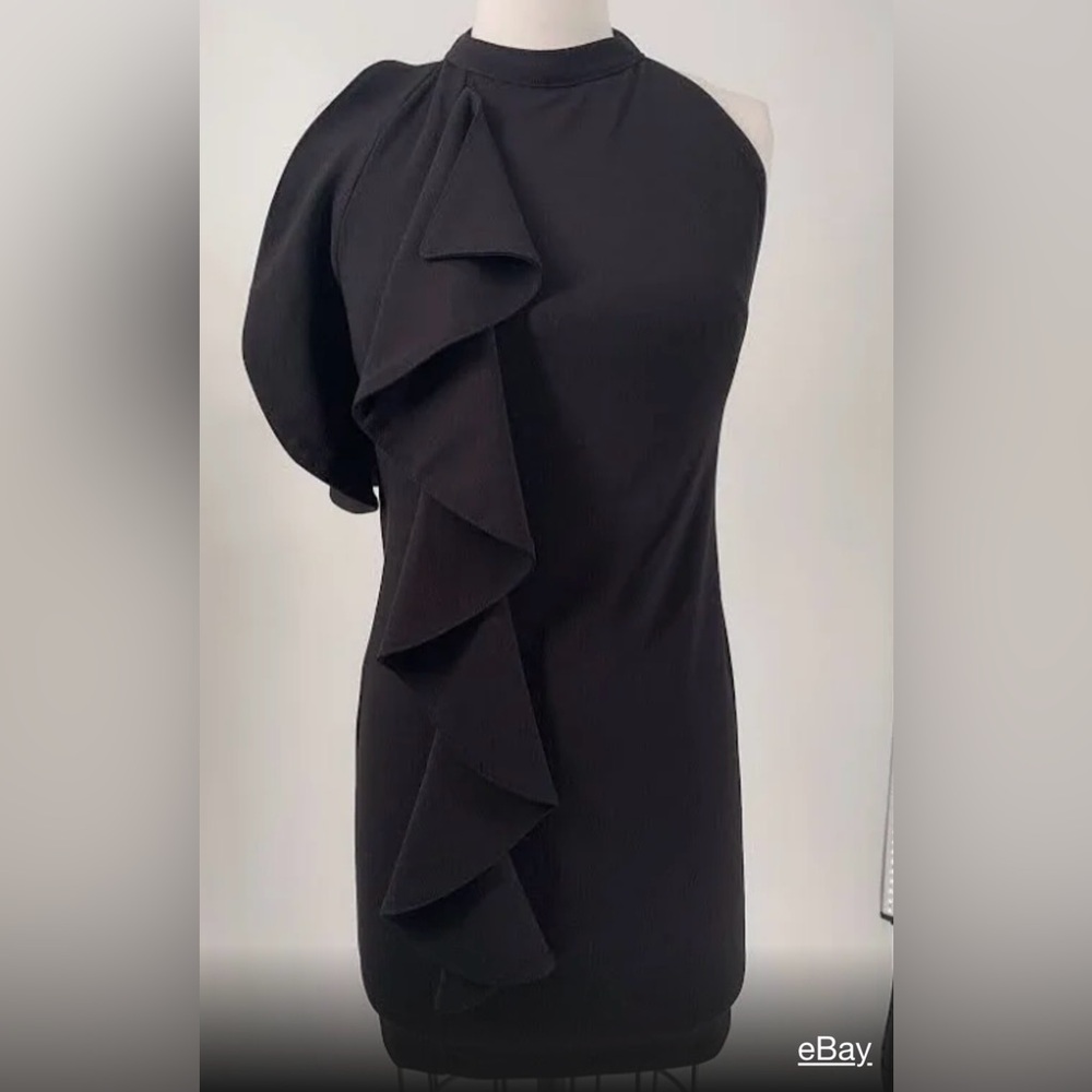 Black mini dress
